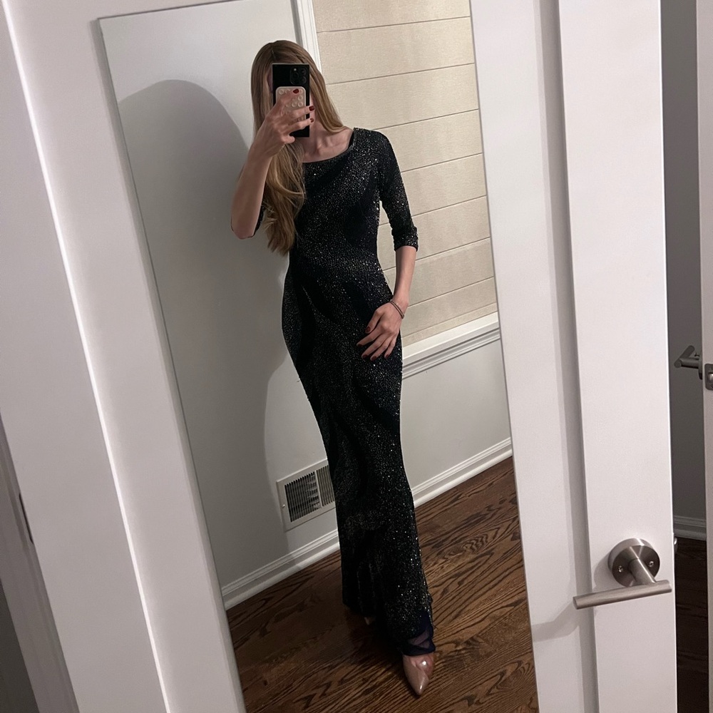 Elegant Black Evening Gown